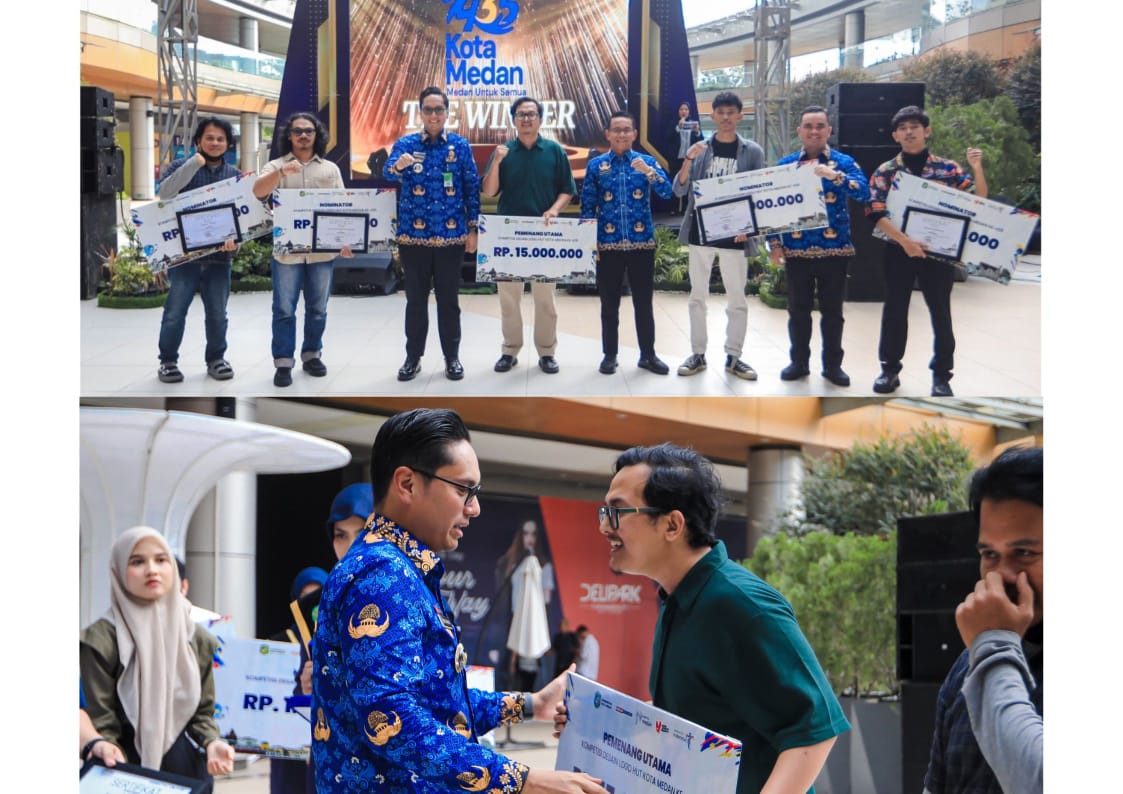 Pemenang Kompetisi Desain Logo HUT Kota Medan Ke-435 Diumumkan