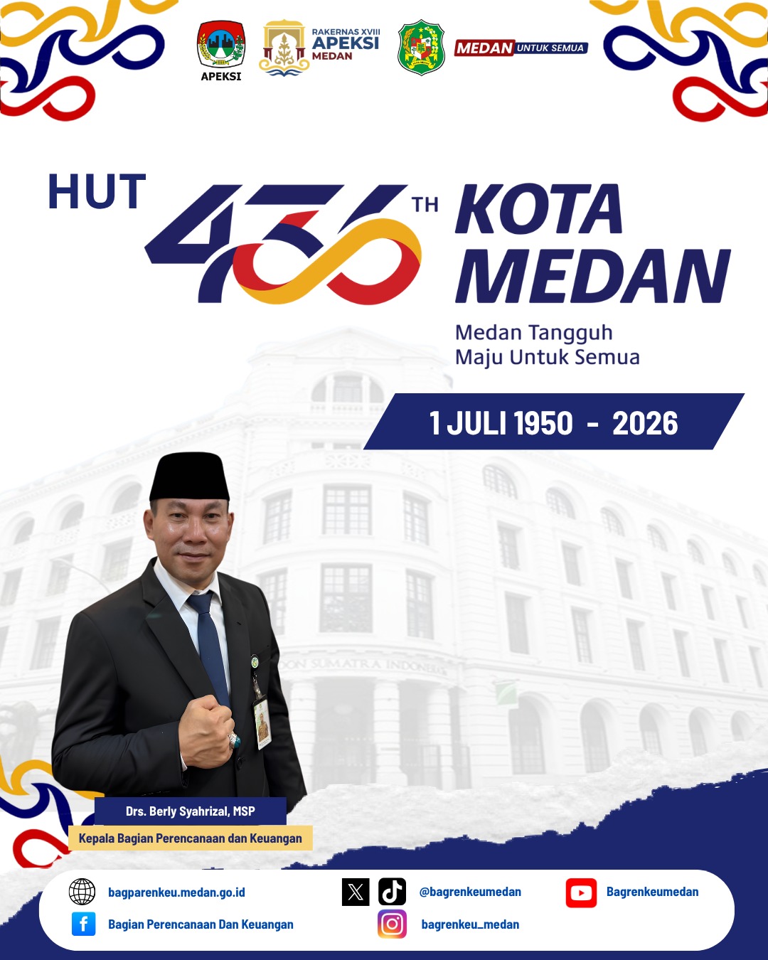 HUT KOTA MEDAN KE 436 TAHUN
