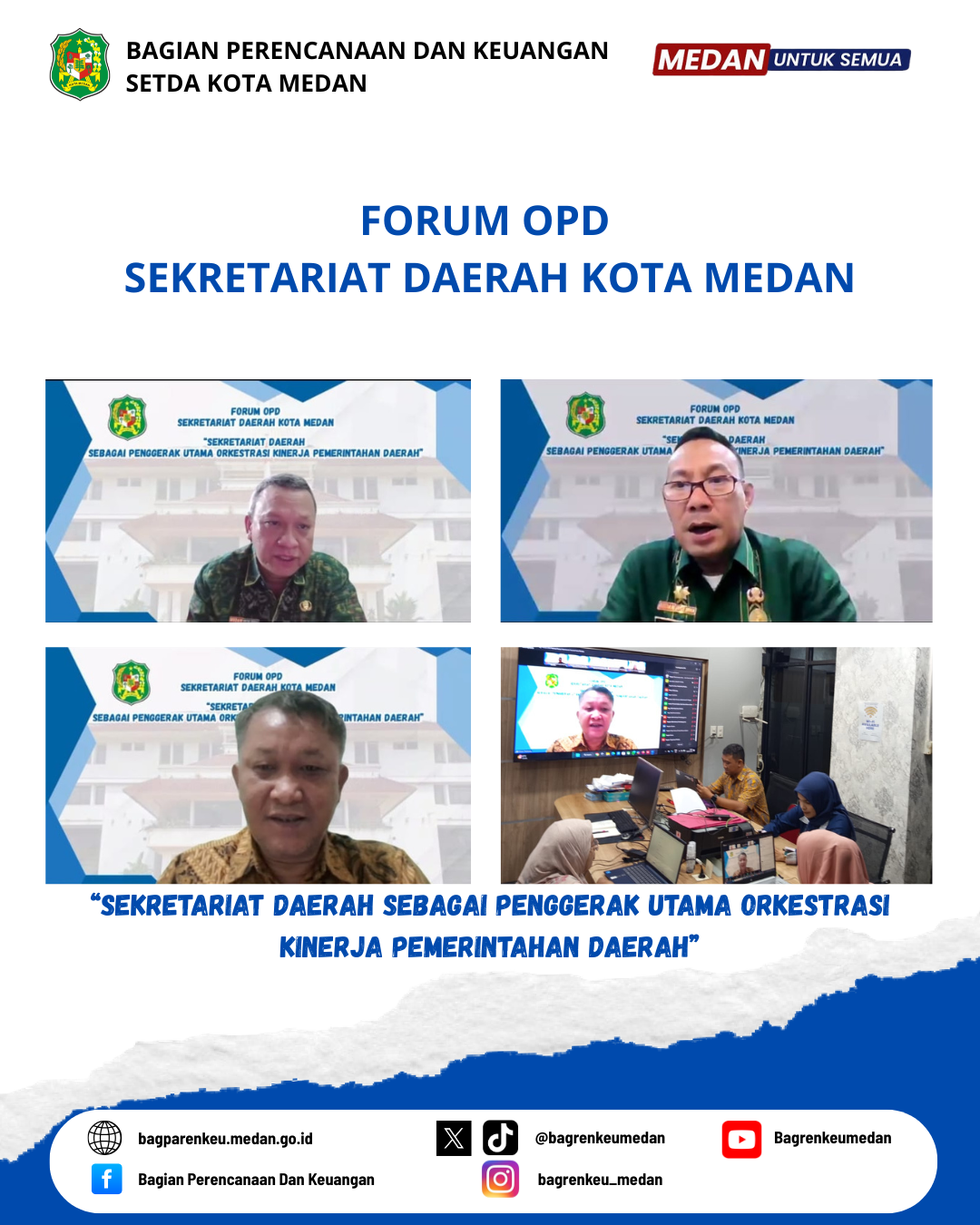 Forum OPD Sekretariat Daerah Kota Medan